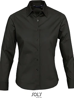 SOL'S Eden Elastická halenka s dlouhým rukávem model 22519315 black