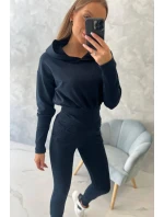 Sada so širokými rebrami tmavo modrá