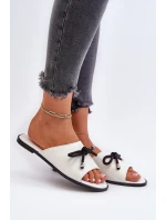 Dámské sandály z eko kůže Big Star model 21653779 Bílé - Big Star Shoes Dámské sandály z eko kůže Big Star model 21653779 Bílé - Big Star Shoes