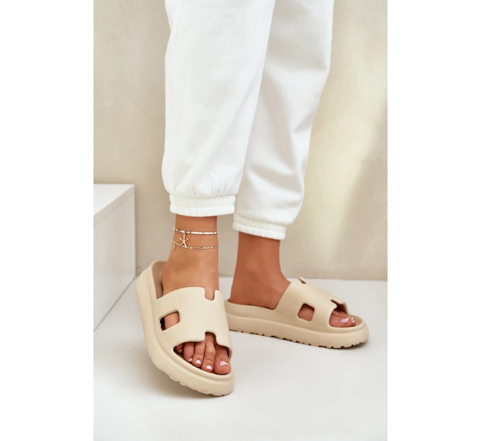 Pěnové Pantofle S Béžové model 21683475 - Boto Pěnové Pantofle S Béžové model 21683475 - Boto