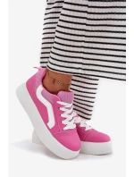 Dámské Tenisky Na Platformě Fuchsie model 21694934 - Boto Dámské Tenisky Na Platformě Fuchsie model 21694934 - Boto