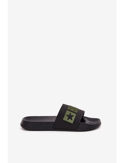 Klapki Męskie Big Star SS174359 Czarne
