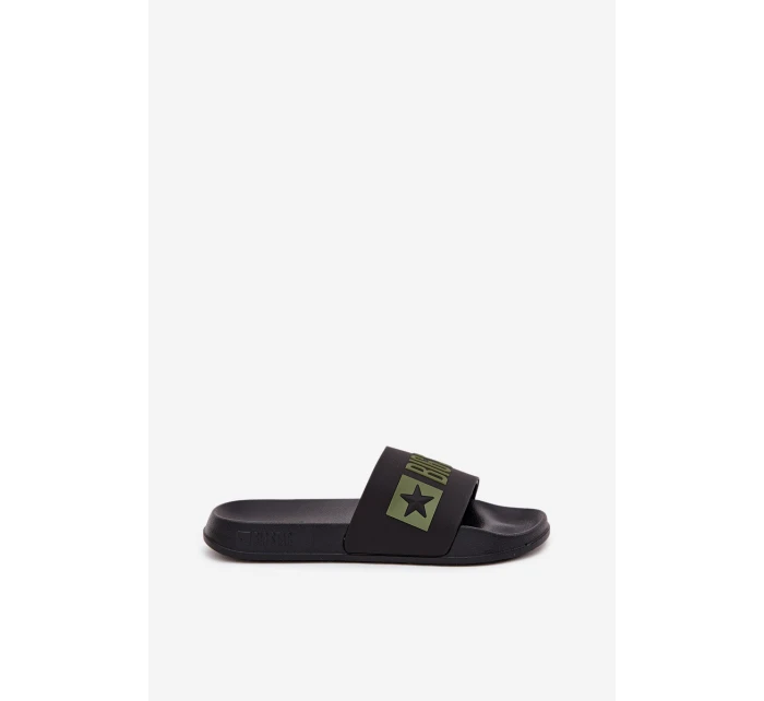 Klapki Męskie Big Star SS174359 Czarne