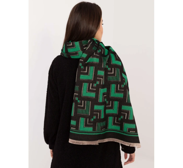 Šatka AT SZ 23158.32 čierna a zelená