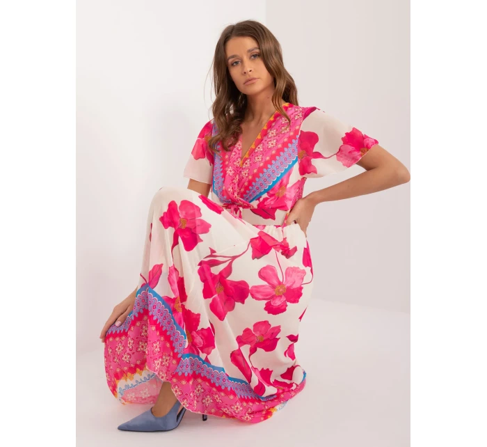 Šaty DHJ SK 11331 5.19 tmavoružová