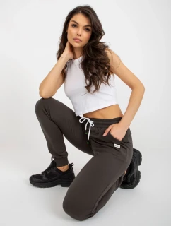 RV DR 7942.93 tmavé khaki tepláky