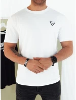 FashionStreet pánske základné biele tričko RX5440