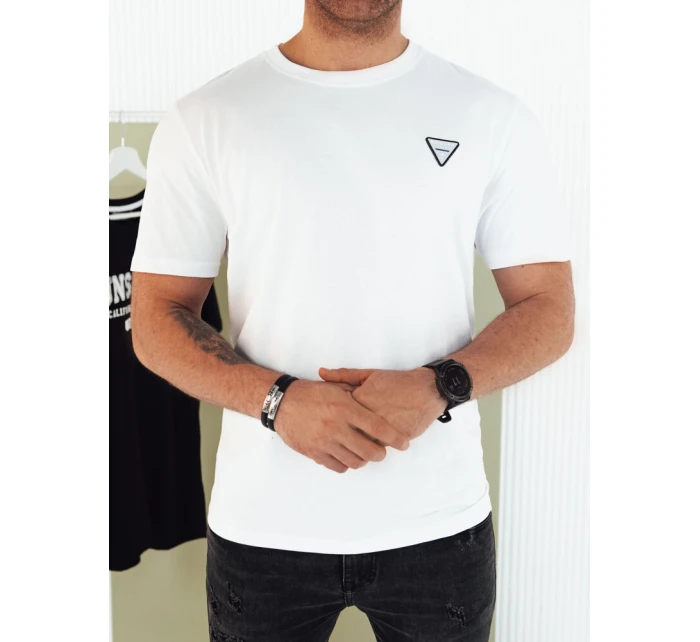 FashionStreet pánske základné biele tričko RX5440