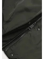 Dámska zimná bunda v khaki farbe (m21309)