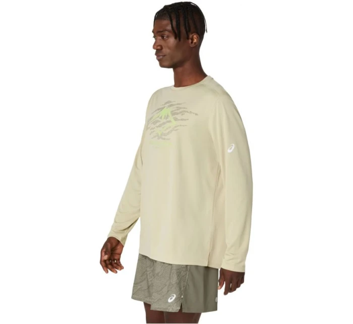 ASICS Fujitrail Logo LS Top 2011D391-300 Green L