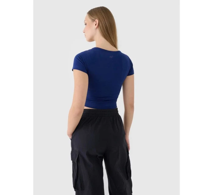 Dámské hladké tričko model 21436846 - 4F Dámské hladké tričko model 21436846 - 4F