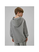 Chlapecká mikina s kapucí volná model 22135680 dětské - 4F