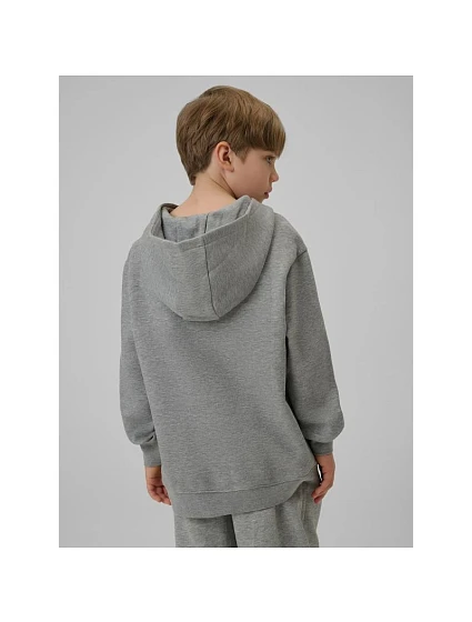 Chlapecká mikina s kapucí volná model 22135680 dětské - 4F