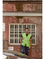 HVW 120 HiVis síťovaná bezpečnostní vesta model 22502231 grey - Yoko