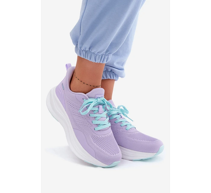 Dámské sportovní boty na platformě Levandulové Gelirae
