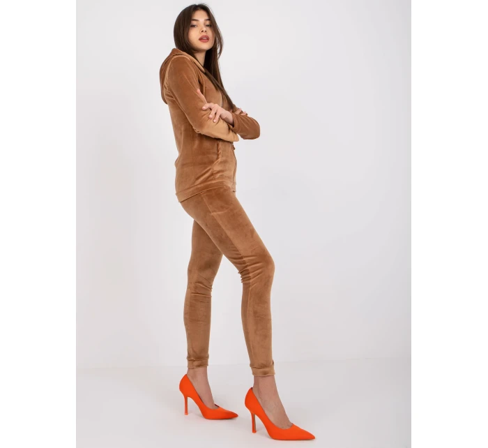 Dámska súprava KMPL 6087 1.95P svetlo hnedá