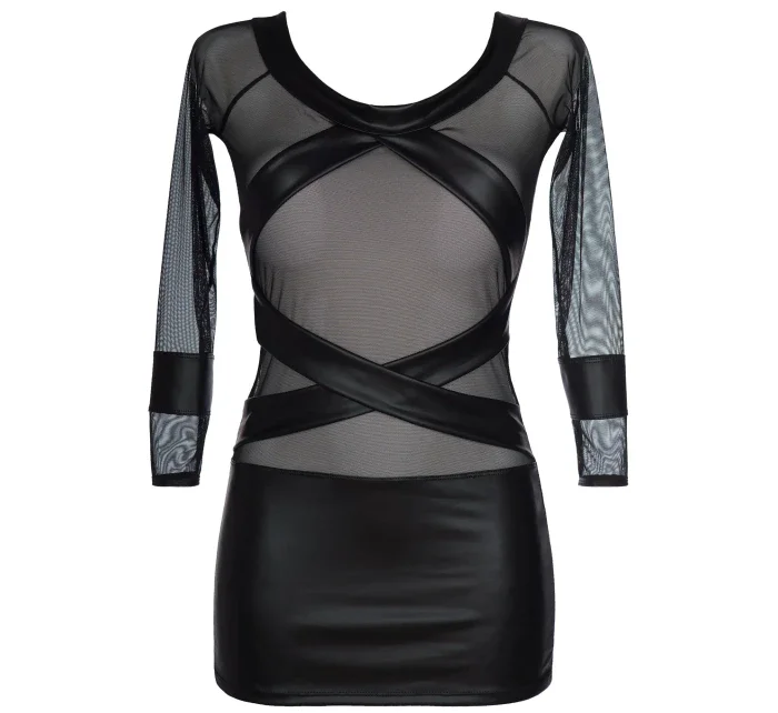 Sexy šaty V-8419 čierna - Axami