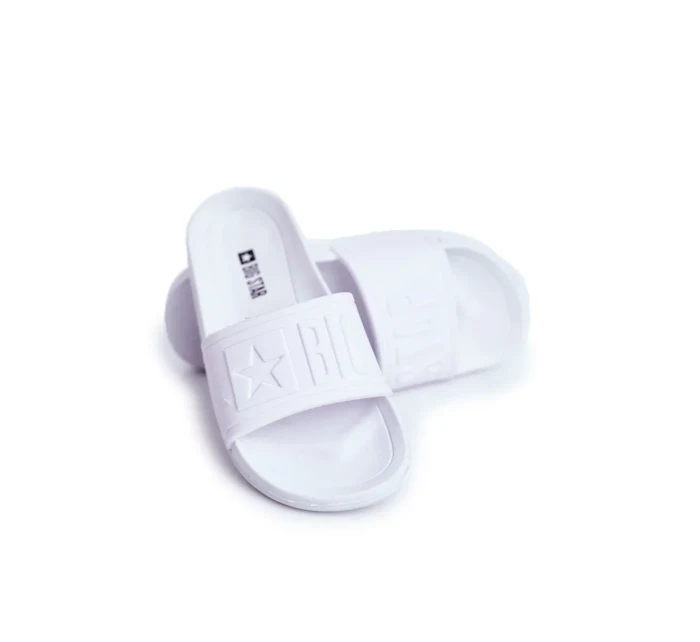 Dětské módní pantofle Big Star - bílé