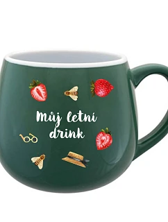 Personalizovaný keramický bacuľatý hrnček s letnou zmesou