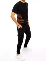 Pánské černé tepláky Dstreet model 21962931 - FashionStreet Pánské černé tepláky Dstreet model 21962931 - FashionStreet