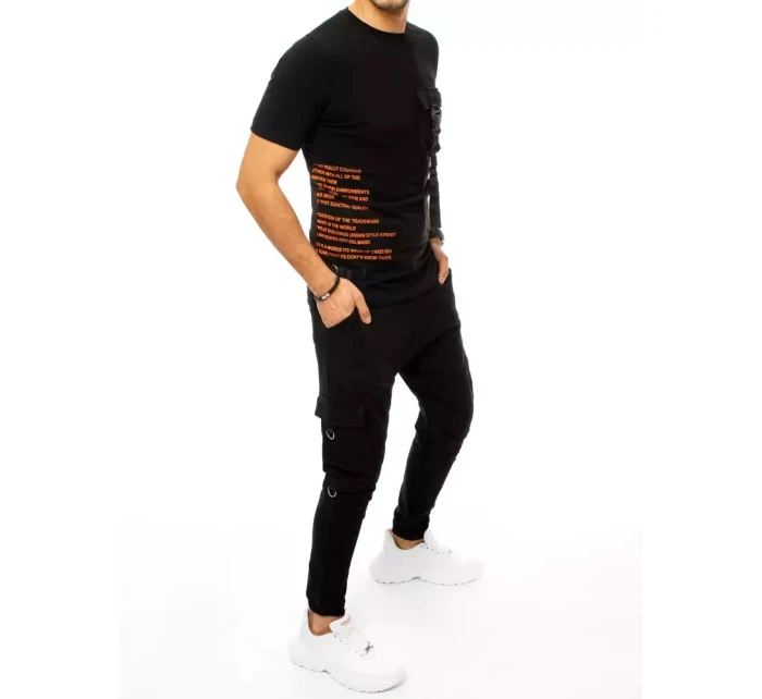 Pánské černé tepláky Dstreet model 21962931 - FashionStreet Pánské černé tepláky Dstreet model 21962931 - FashionStreet