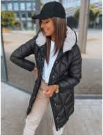 Dámska prešívaná bunda LORET black FashionStreet TY2894