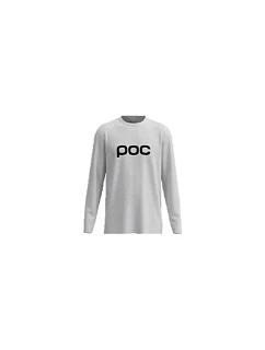 Tričko POC L/S Tee, biele