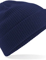 Beechfield B 50N Pletená čiapka z bio bavlny 53.0050 oxford navy