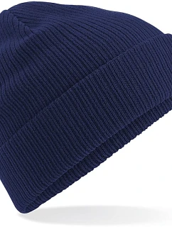 Beechfield B 50N Pletená čiapka z bio bavlny 53.0050 oxford navy