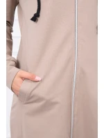 Mikina s kapucňou tmavo béžová Mikina s kapucňou tmavo béžová