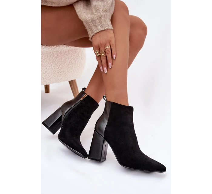 Dámské Kotníkové Boty S Vycpávkou Černé Maloria Dámské Kotníkové Boty S Vycpávkou Černé Maloria