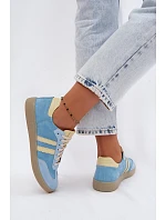 Zazoo N1068 Semišové Nízké Damské Tenisky Modré