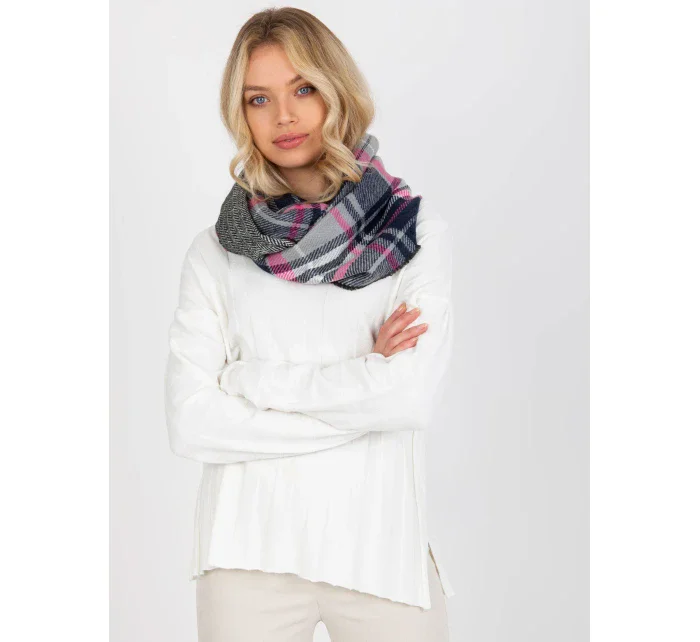 Tunelový šál AT KM 1402.20 šedoružová