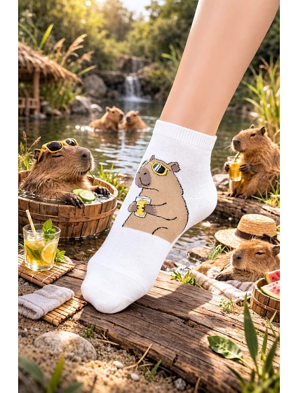 CAPIBARA BAVLNENÉ NOHY ST111