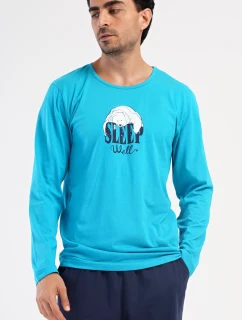 Pánské pyžamo dlouhé model 21775341 - Vienetta MAN
