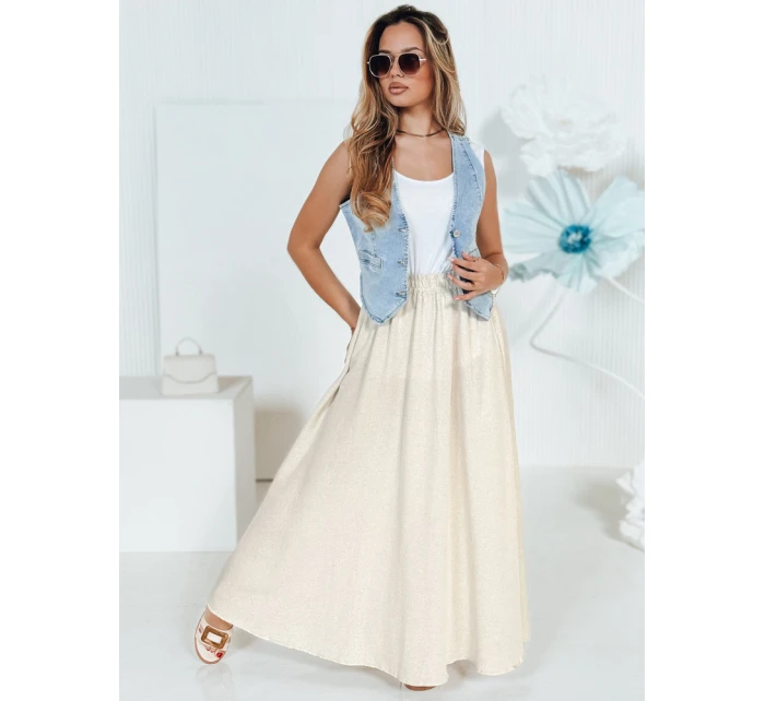 CISTAL sukňa béžová FashionStreet CY0452