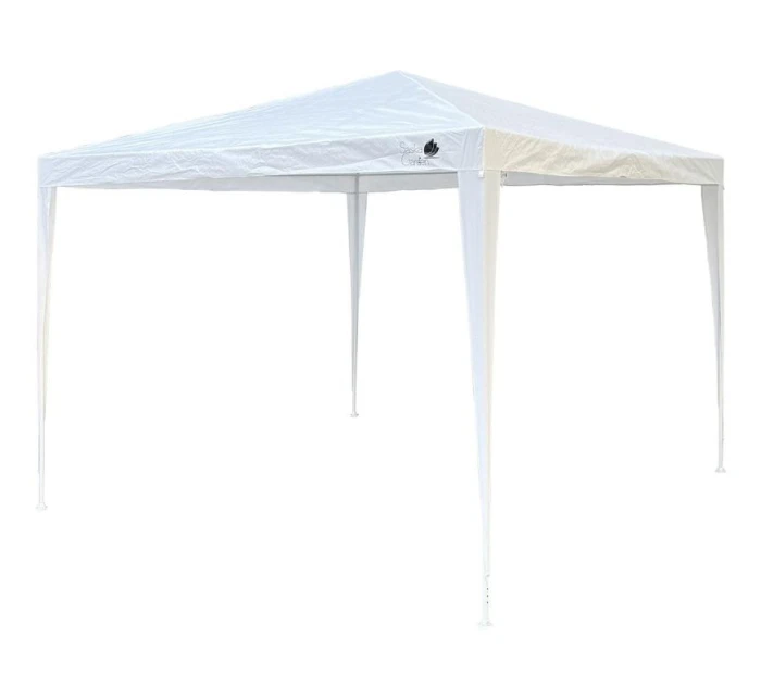 Pavilónový záhradný stan PE 3x3x2,45 m biely SASKA GARDEN Pavilónový záhradný stan PE 3x3x2,45 m biely SASKA GARDEN