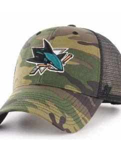 47 Brand NHL San Jose Sharks Trucker Camo Cap - H-CBRAN22GWP-CM