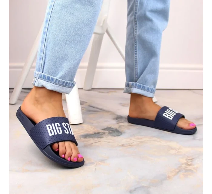 Jr modré pěnové žabky model 18827293 - Big Star Jr modré pěnové žabky model 18827293 - Big Star