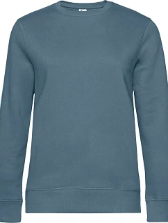 B&C QUEEN Crew Neck_° Dámska mikina 01.W01Q nordic blue