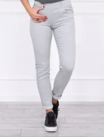 Nohavice v džínsovej šedej farbe