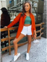 Dámská oranžová košilová bunda Dstreet model 21969831 - FashionStreet