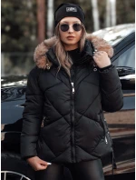 Dámská zimní bunda prošívaná s kapucí černá Dstreet model 22546793 - FashionStreet