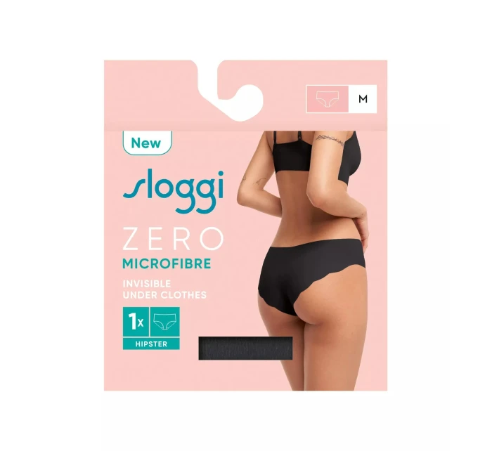Dámske nohavičky ZERO Microfibre 2.0 Hipster - BLACK - čierne 0004 - SLOGGI Dámske nohavičky ZERO Microfibre 2.0 Hipster - BLACK - čierne 0004 - SLOGGI