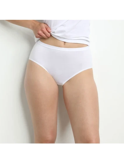Dámské bavlněné kalhotky 2 ks COTTON BIO model 22201397 2x bílá - DIM Dámské bavlněné kalhotky 2 ks COTTON BIO model 22201397 2x bílá - DIM