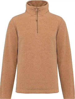 K 912 Mikrofleecová mikina s 1/4 zipem  camel heather model 22439170 - Kariban