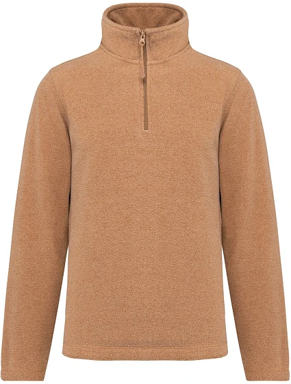 K 912 Mikrofleecová mikina s 1/4 zipem camel heather model 22439170 - Kariban K 912 Mikrofleecová mikina s 1/4 zipem camel heather model 22439170 - Kariban