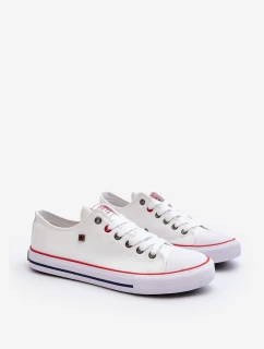 Big Star Niskie Męskie Białe Trampki T174102