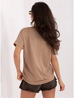 Bluzka RV BZ model 22097721 ciemny bezowy - FPrice