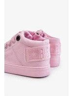 Dětské klasické vysoké tenisky Big Star LL374003 růžové Dětské klasické vysoké tenisky Big Star LL374003 růžové